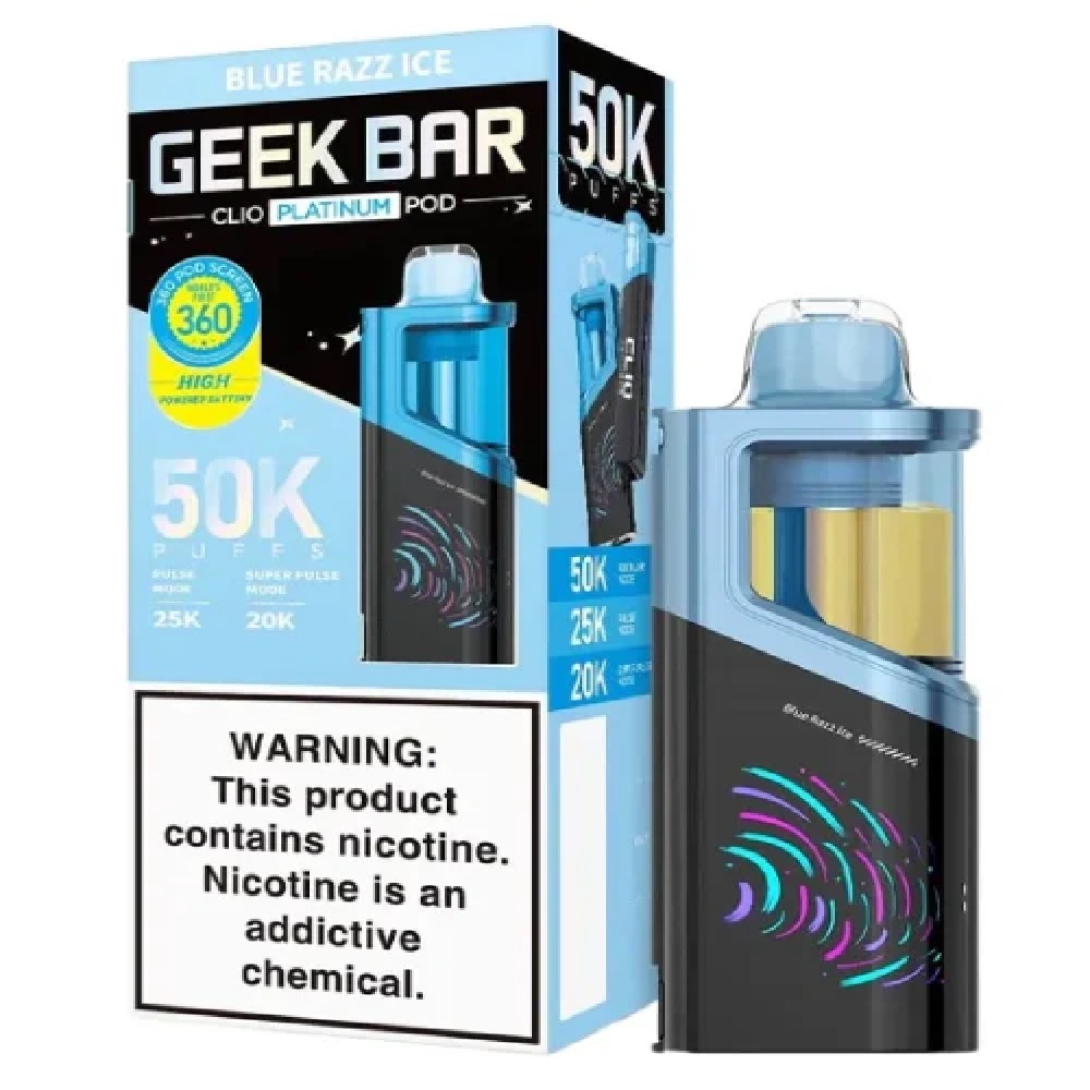 Geek Bar Clio Platinum Pod 50000 Puffs 5pk
